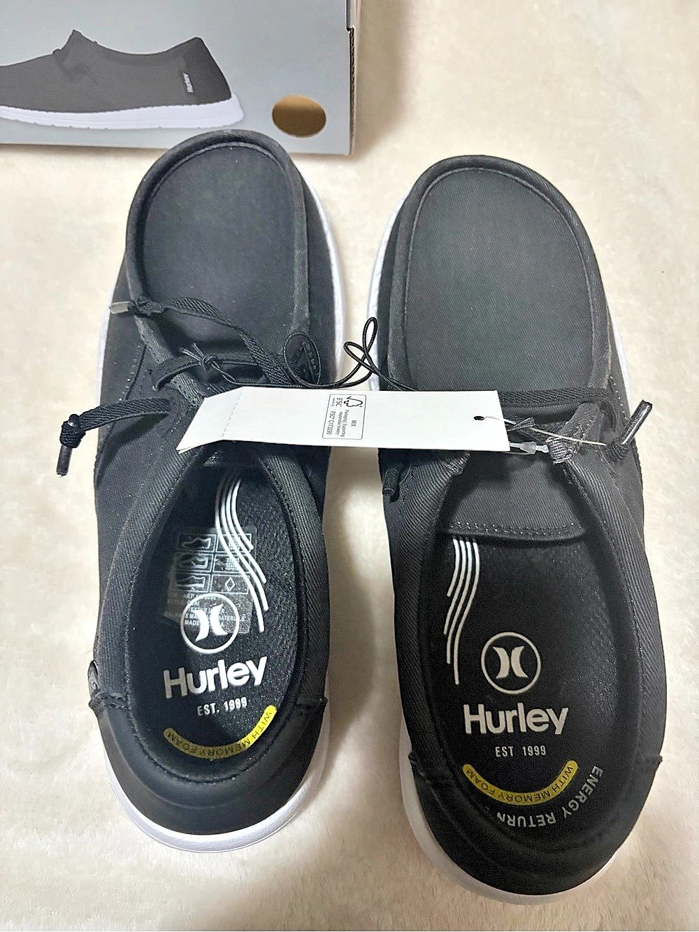Hurley O Jai Women's Black Sneakers US 6.5